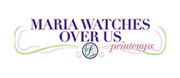 MARIA WATCHES OVER US printempts English Logo